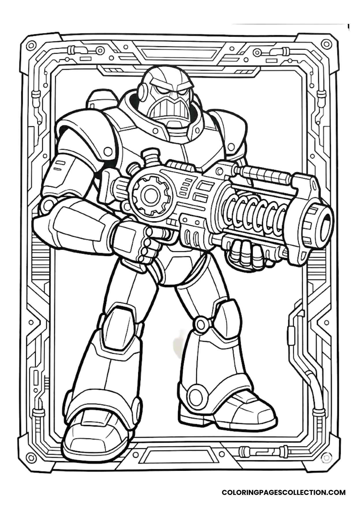 zurg coloring pages