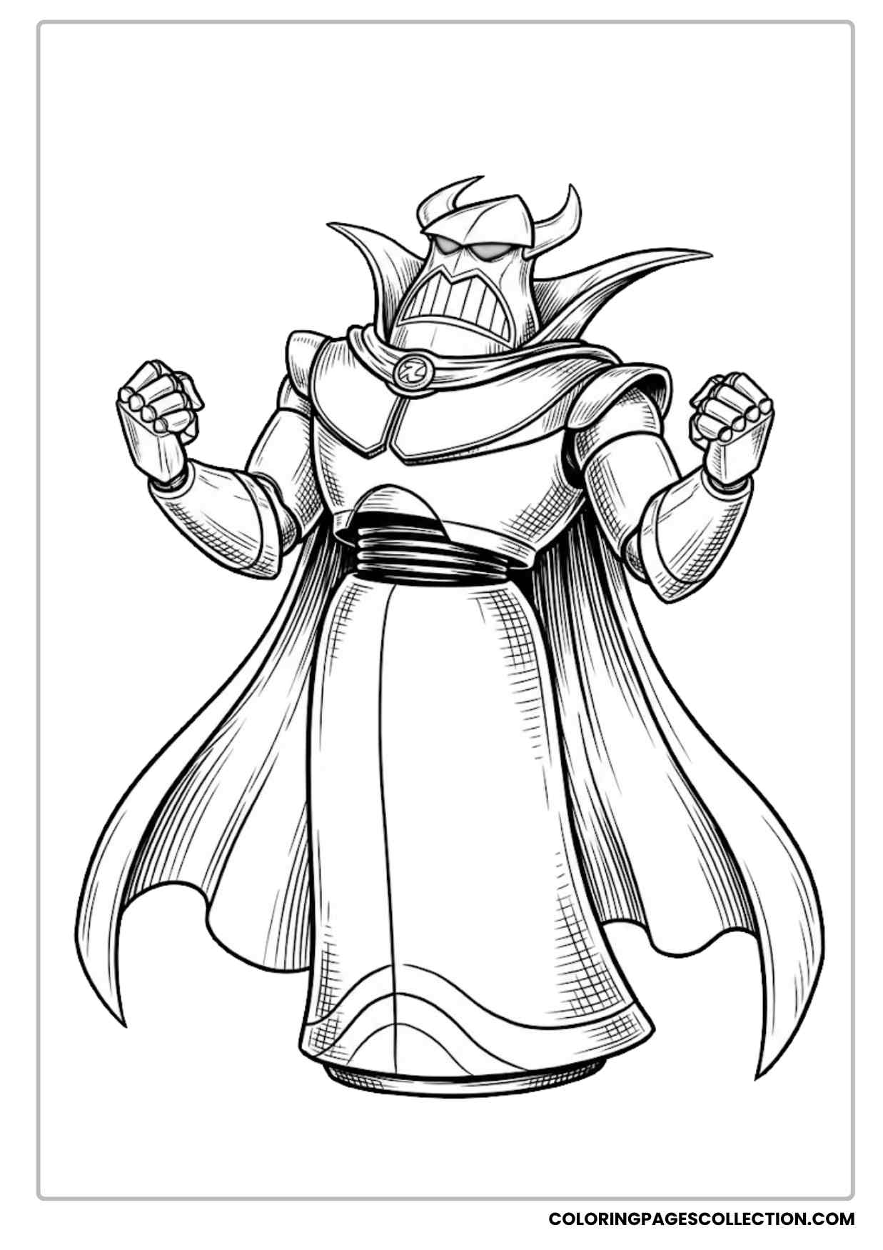 zurg coloring pages