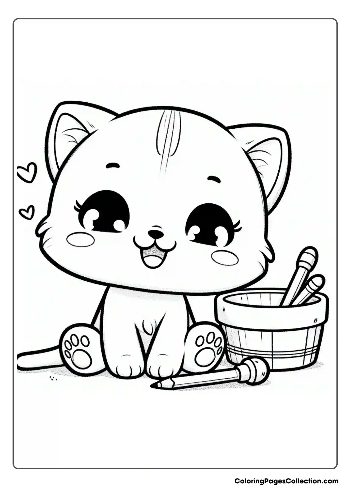 kitten-coloring-pages