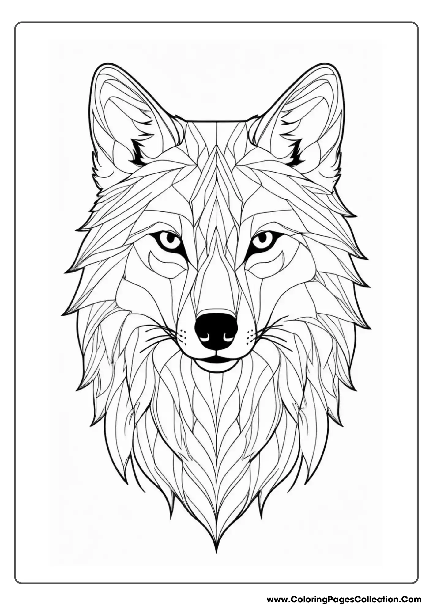 wolf coloring pages, 
