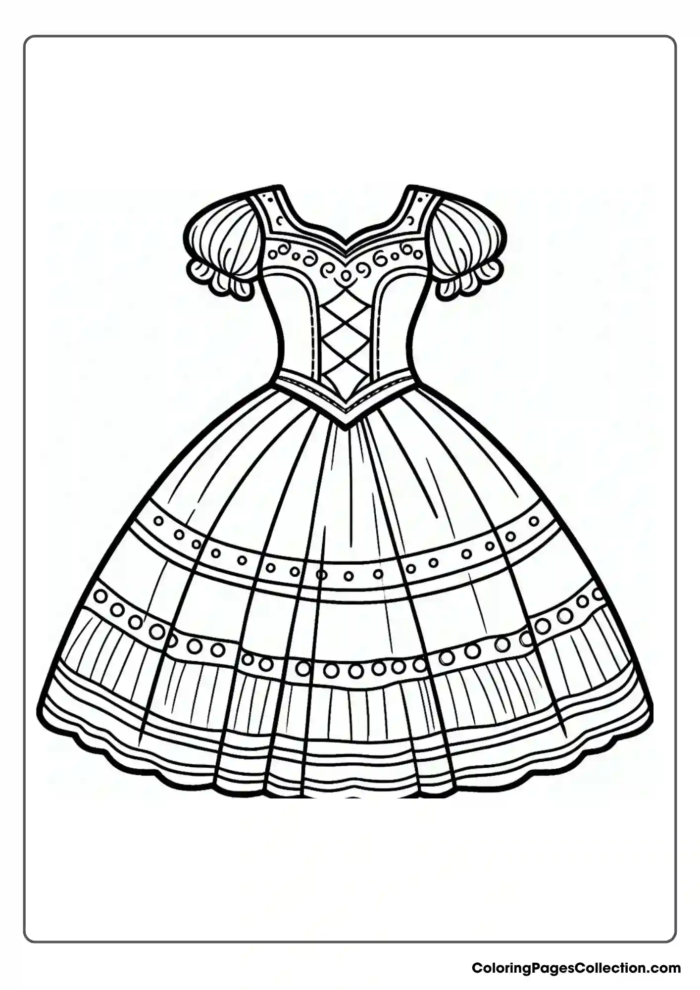 Fitted Top Princess Dress