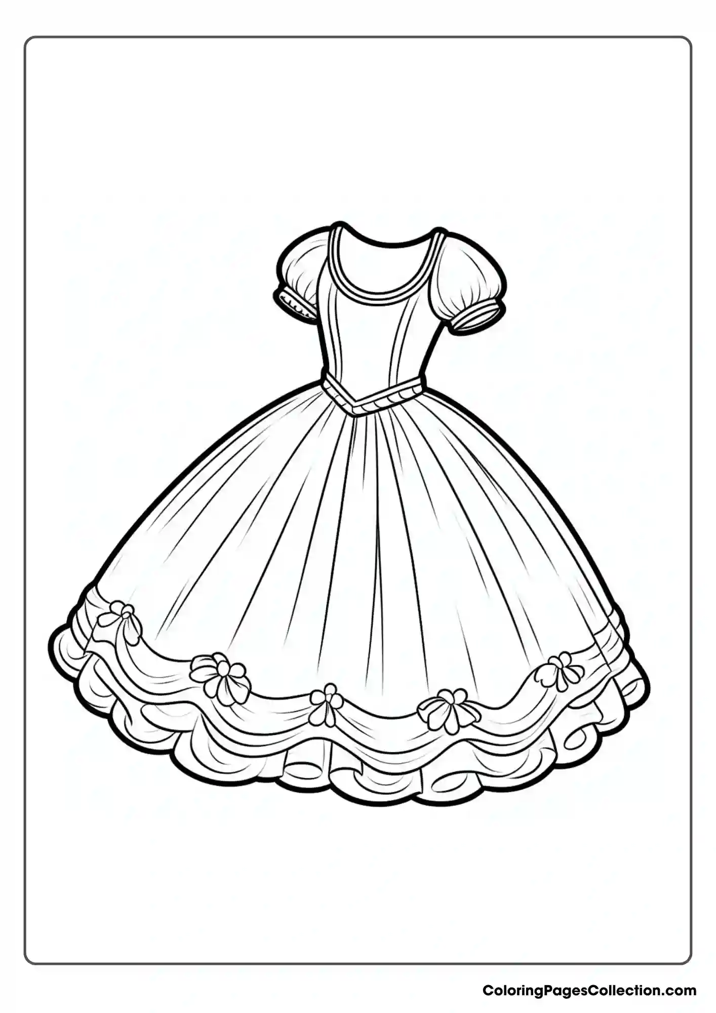High-low Hemline Princess Dress