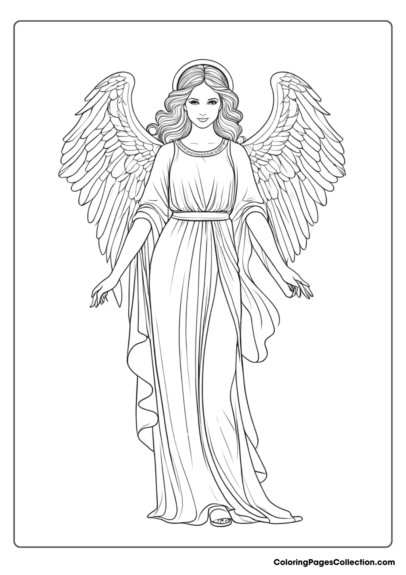 Coloring pages for teens, Angel