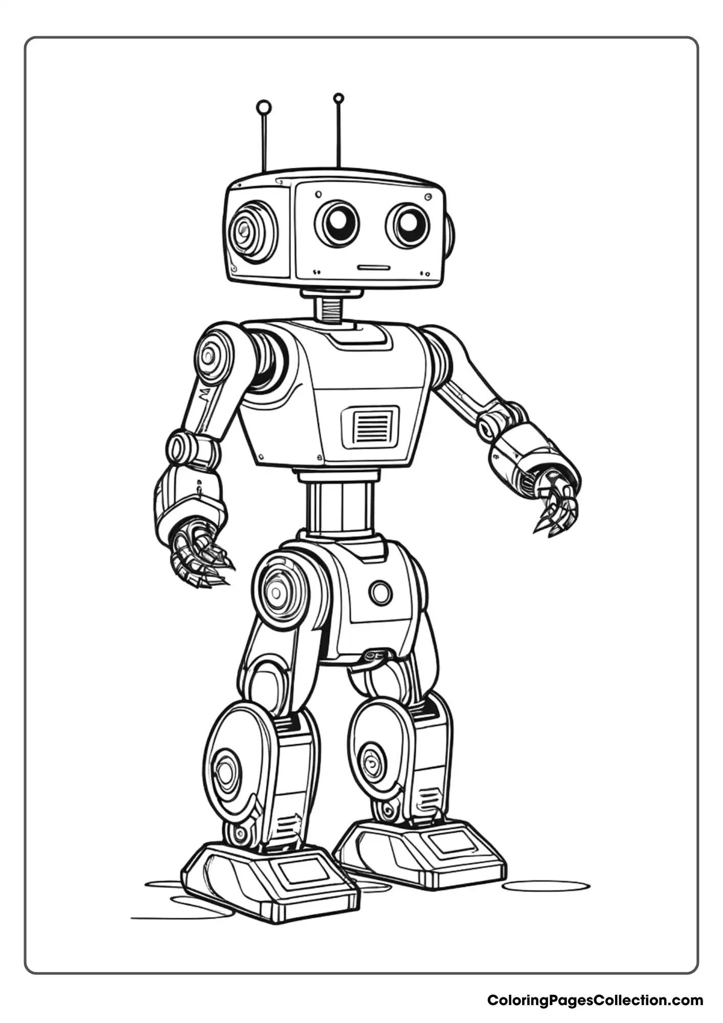 Coloring pages for teens, Robot Coloring Page