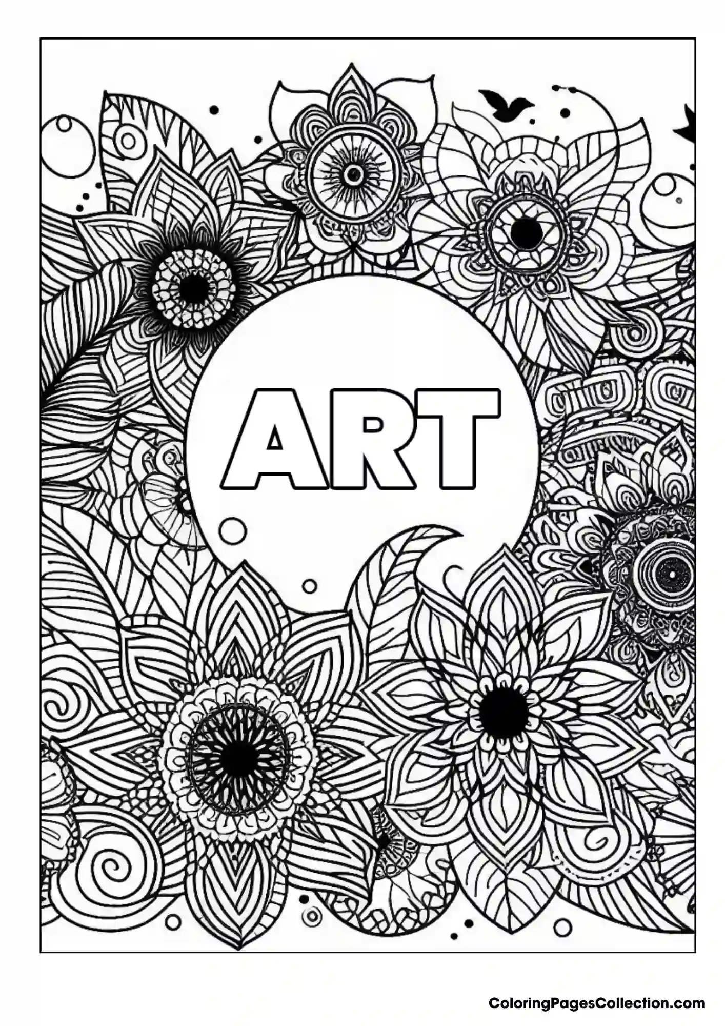 Therapeutic Coloring Page