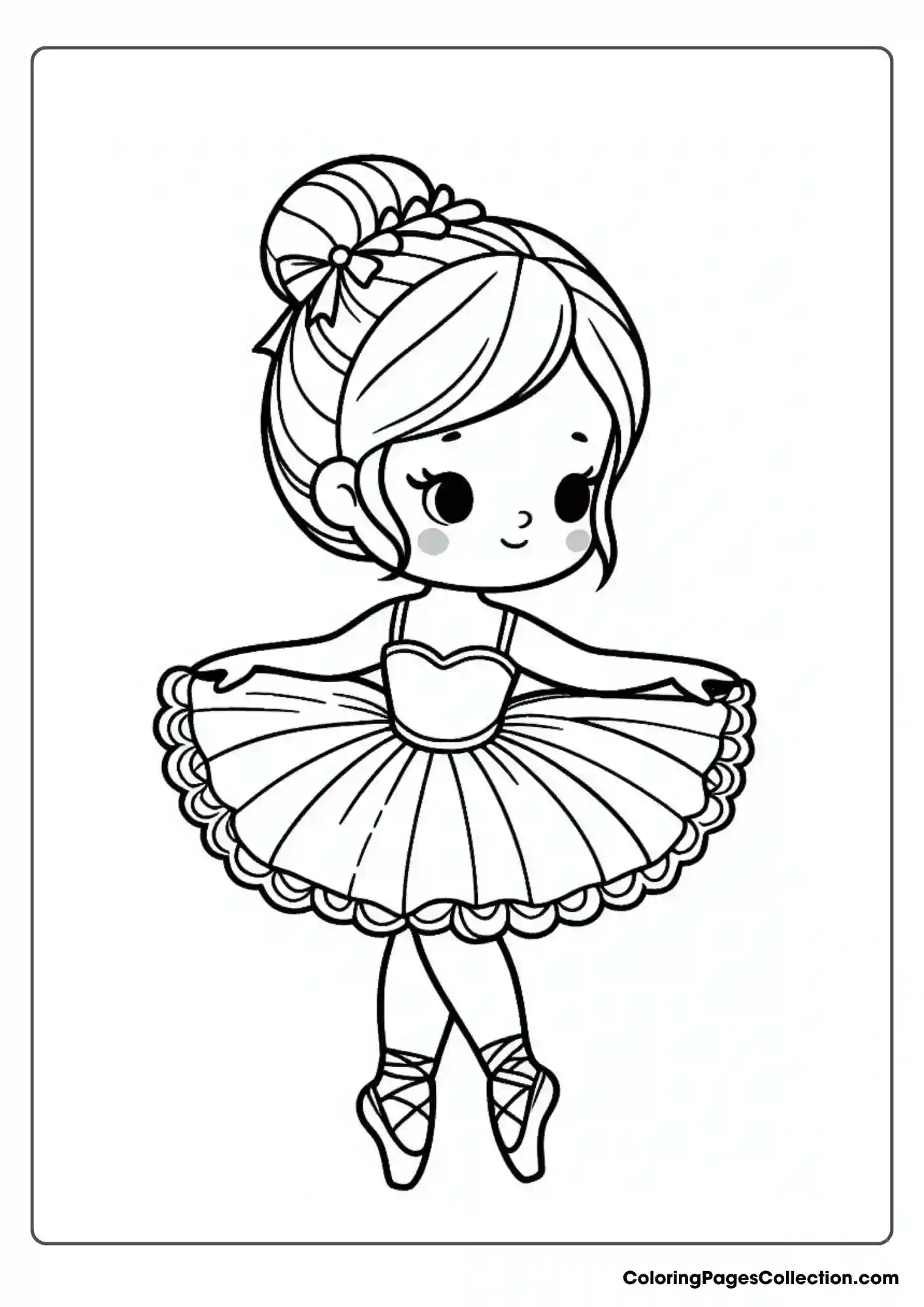 Ballerina Coloring Pages For Kids