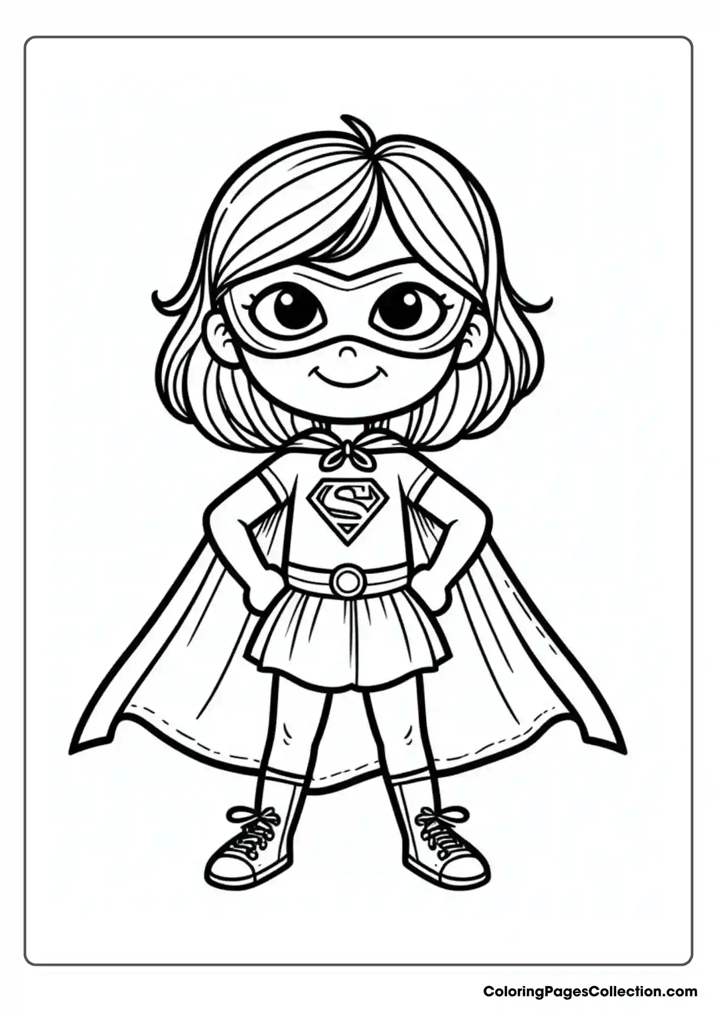 Superhero Coloring Pages For Kids